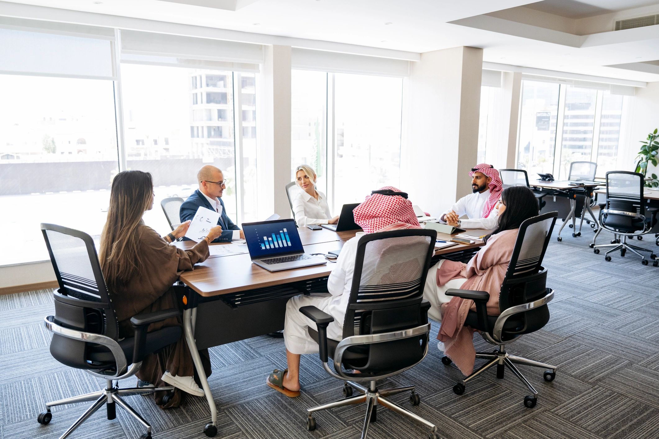 Technology strategy meeting in Saudi Arabia